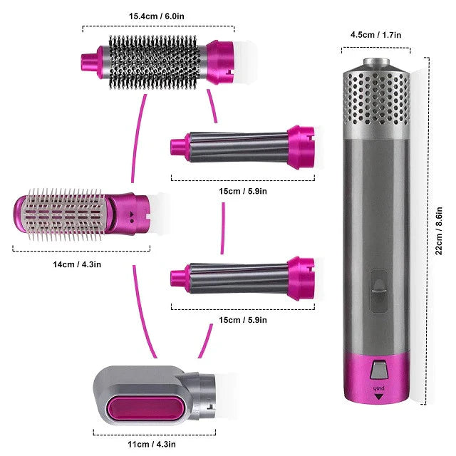 Glam5in1™ - Cepillo Secador 5 en 1